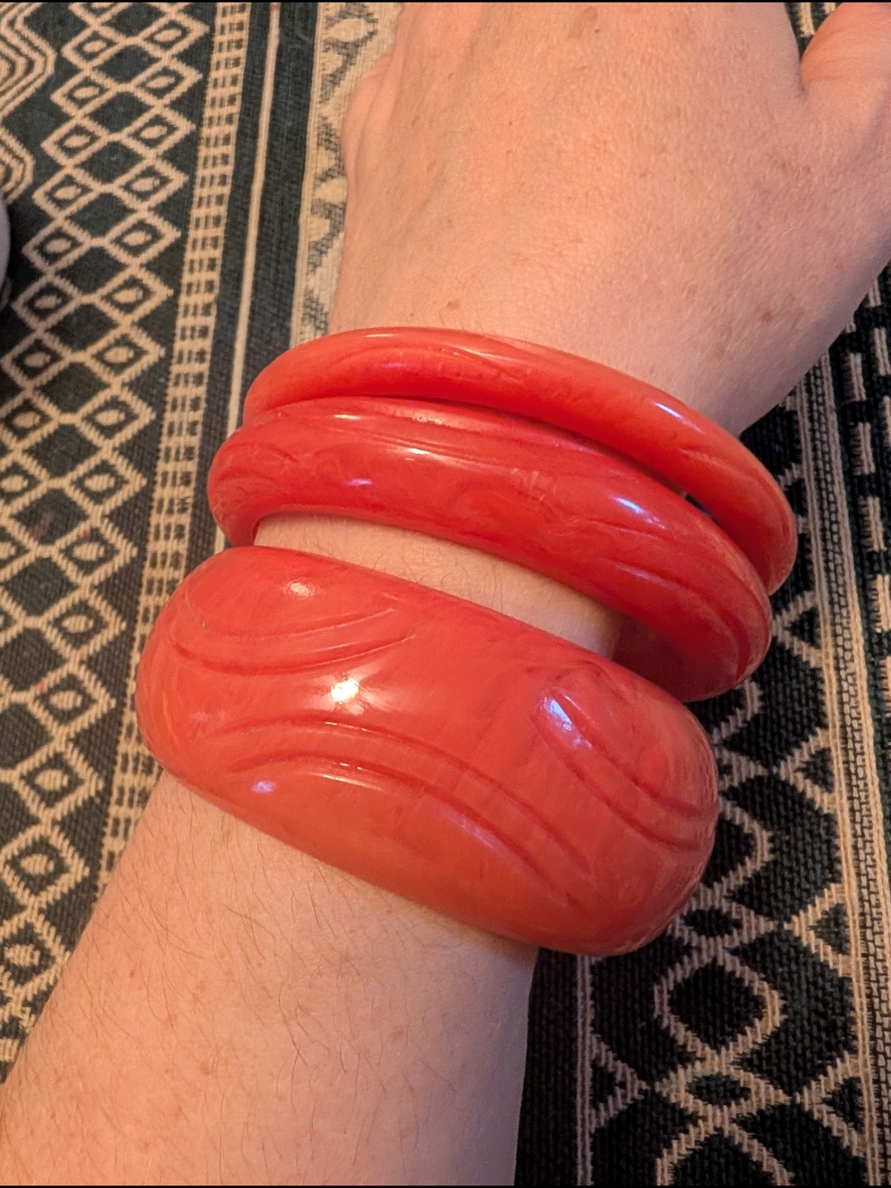 Splendette "Tropical Punch" Bangle Bracelet Set